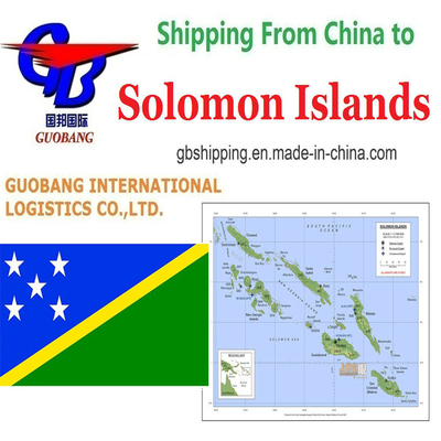 Serviço único de reserva-coleta-desembaraço aduaneiro a bordo Guobang Shipping seu parceiro para o transporte para Ilhas Salomão