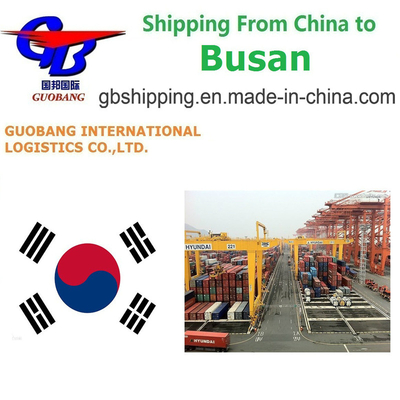 Partida diária Melhores serviços de transporte marítimo de Busan para a Coreia Sumário total de fornecimento 1000teu/mês