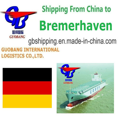 Personalização de Transporte de Cargas de Fornecedores para Porto/Armazém Melhores Serviços de Envio De para Bremerhaven, Alemanha