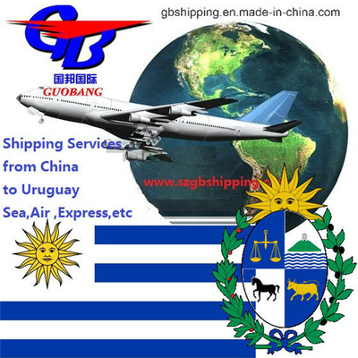 Serviço de frete aéreo conveniente e profissional de para o Uruguai One Stop Booking Pick up Customs Clearance