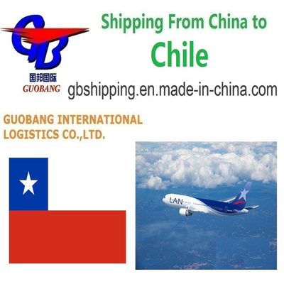 Serviços de frete aéreo de para o Chile com Guobang International Logistics Co. Despacho aduaneiro e desembaraço aduaneiro