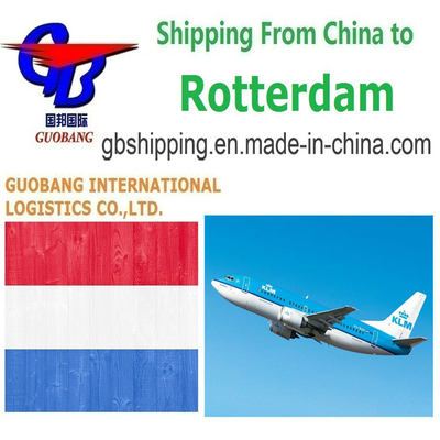 Guobang Airfreight Serviços de transporte aéreo de carga para Roterdão com corretagem e desembaraço aduaneiro rápidos