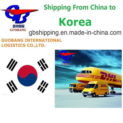 Serviços DHL De para Coreia Serviço Único de Reserva - Recolha - Desalfandegamento - A Bordo