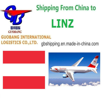 Transporte Aéreo Rápido e Seguro de Xiamen para Linz com Adicional de Relatório SGS