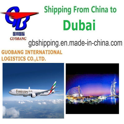 Serviços de transporte marítimo de mercadorias aéreas de Dubai para a aviação internacional