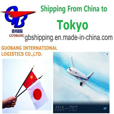 Serviços de Envio Frete Aéreo Marítimo LCL FCL Courier para Tóquio com Guobang Airfreight