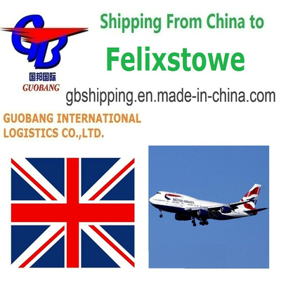 OT One Stop Serviços de Transporte Aéreo de para Felixstowe Reserva-Coleta-Despacho Aduaneiro-a Bordo