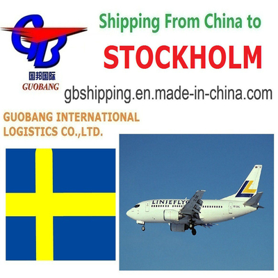 Serviços de transporte aéreo para Estocolmo Suécia Guobang Airfreight and International Aviation Service
