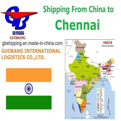 Serviços de transporte aéreo da Guobang Airfreight para Chennai com opções de personalização