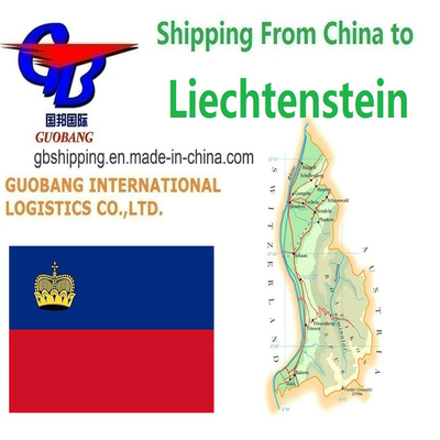 Serviços de transporte marítimo e aéreo de para Liechtenstein dentro da Aviação Internacional