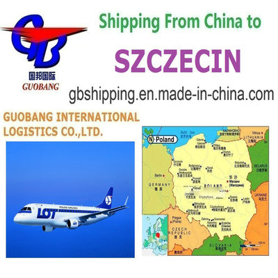 Serviços de transporte marítimo rápido e acessível Frete aéreo marítimo de Szczecin para a Polónia Guobang International Logistics Co