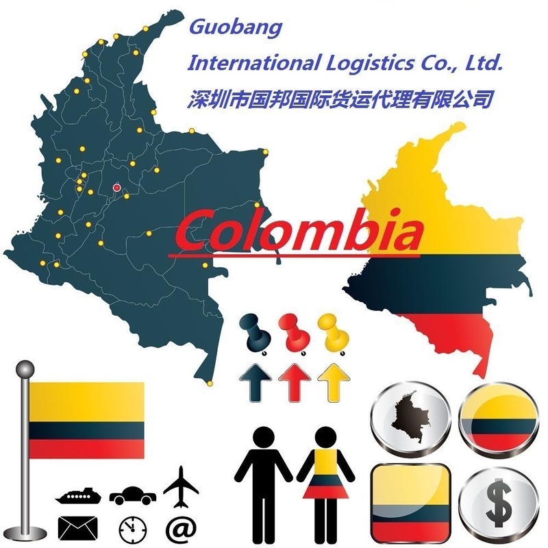 Envio Acessível para a Colômbia Partida de Shenzhen/HK//Xiamen/Shanghai/Tianjin por Mar, Ar ou Expresso Serviço Expresso FedEx