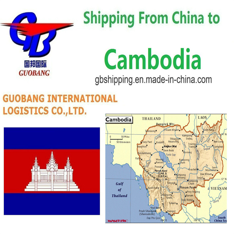 Fornecimento Total 1000teu/Mês Melhores Serviços de Envio De para Camboja Partida Shenzhen/HK//Shanghai/Tianjin