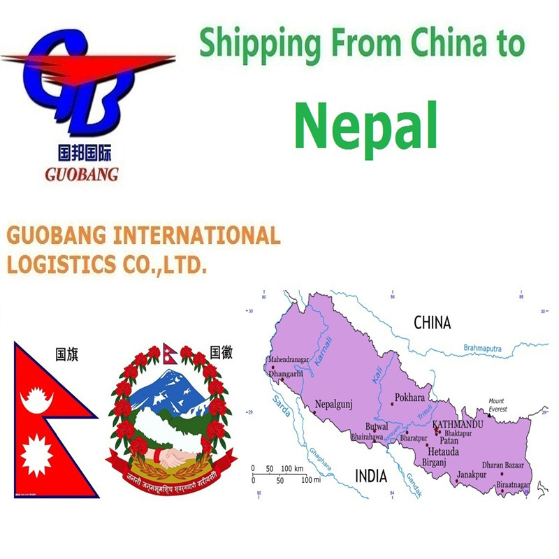 Serviços de envio para o Nepal rápidos e acessíveis. Fornecimento total de 1000 TEU/mês. Tempo de trânsito: 1-15 dias