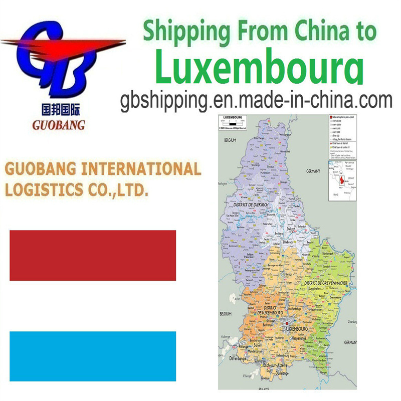 Reserva de Serviço Único - Recolha - Desalfandegamento - Serviços de Envio a Bordo Frete Aéreo Marítimo LCL FCL Courier para Luxemburgo