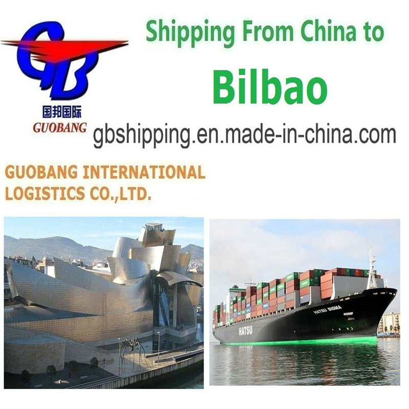 Tempo de trânsito 30-60 dias Guobang Ltd. Serviços de envio De para Bilbao Entrega rápida e segura