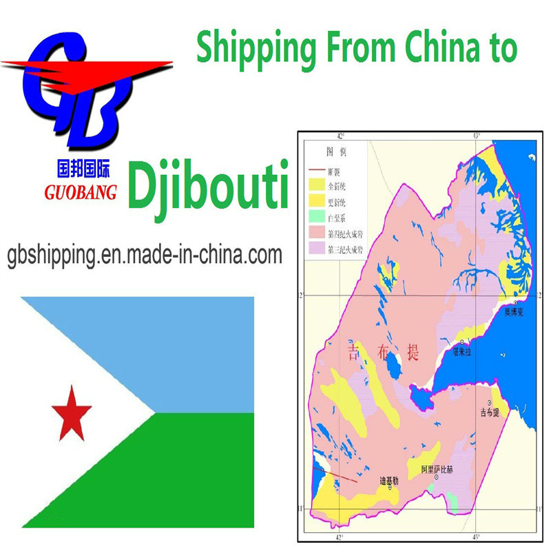 Envio de para Djibouti por mar Partida Shenzhen/HK//Shanghai/Tianjin Transporte rodoviário Recolha de fornecedores para o porto/armazém