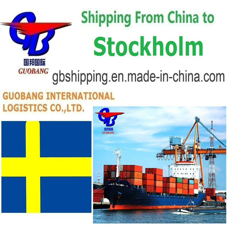 Serviços de transporte marítimo e aéreo de para Estocolmo, Suécia, Co/Fa/Fe/FF Adicional e LCL FCL com Courier